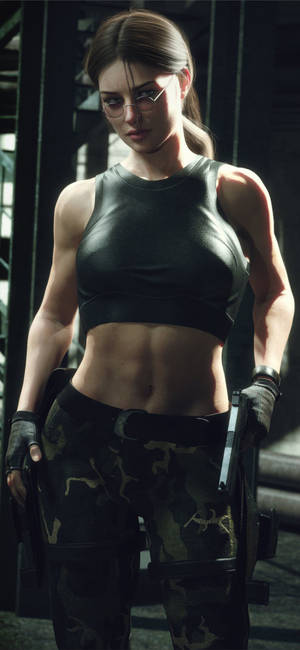 Lara Croft Iphone — Galaxy A36 Wallpaper