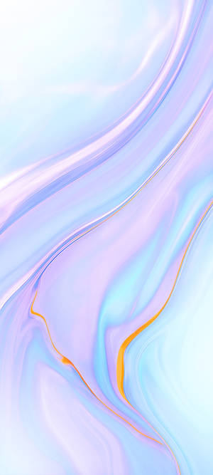 Ang Samsung A51 ay nagpapakita ng modern elegance sa kanyang light purple aesthetic waves. — iPhone 12 Pro Max Wallpaper