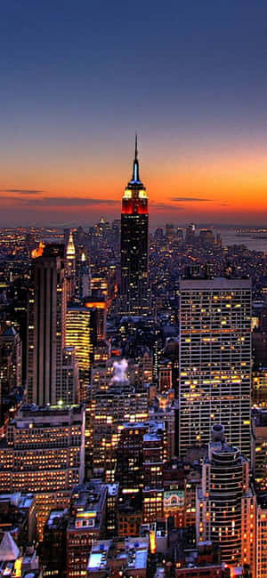 Iphone X New York Background — Galaxy S26 Wallpaper