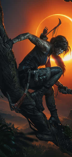 Iphone Xs Max Rise Of The Tomb Raider Background