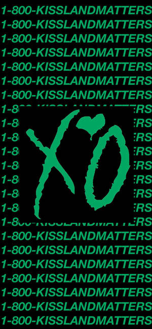 Wallpaper ng The Weeknd Kiss Land Matters — iPhone 17 Pro Max Wallpaper