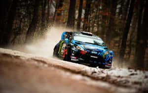 Nakakapigilalang Ice Racing Championship sa Isang Nagyelong Lawa — MacBook Pro M1 Wallpaper
