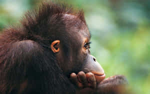 Cute Monkey background — Cute Monkey Wallpaper