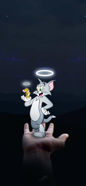 Background ng Cartoon — Galaxy A56 Wallpaper