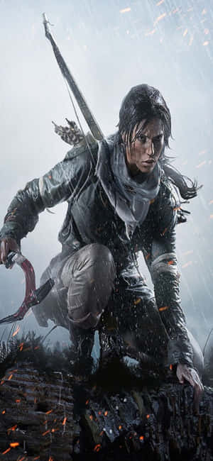 Iphone X Shadow of the Tomb Raider Background — Galaxy S24 Wallpaper