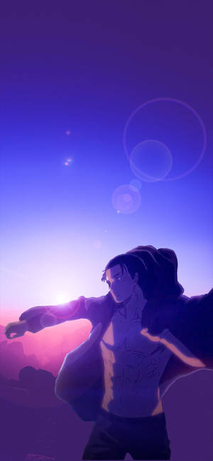 Topless Eren Attack On Titan iPhone — Samsung S21 Ultra Wallpaper