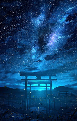 Torii gate galaxy wallpaper — Cute galaxy Wallpaper