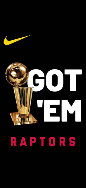 Toronto Raptors Nike collaboration wallpaper — iPhone 14 Plus Wallpaper