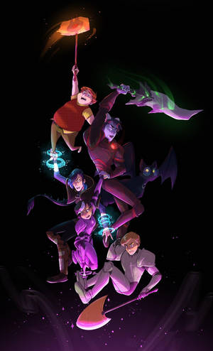 Trollhunters tales of arcadia casts wallpaper — Honor Pad 10 Wallpaper