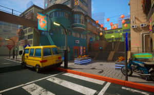 Mga larawan ng Anime City — Anime landscape Wallpaper
