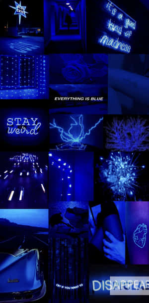 Dark Blue Aesthetic na mga larawan — Madilim na asul na aesthetic Wallpaper