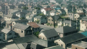Mga larawan ng Lungsod ng Anime — Anime city GIF Wallpaper