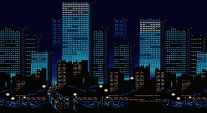 Neon City background