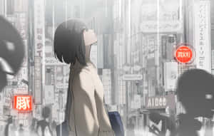 Mga larawan ng Anime City — Anime city GIF Wallpaper