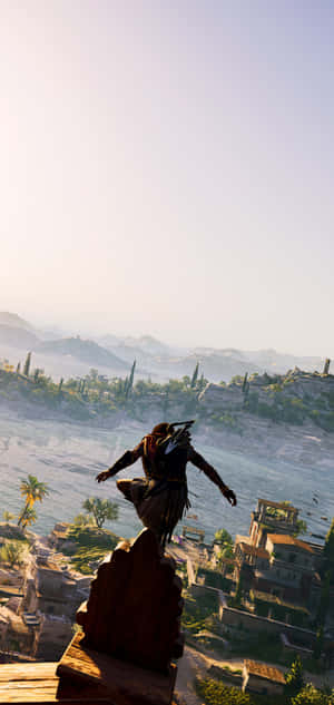 Android Assassin's Creed Odyssey Background — iPhone 13 Mini Wallpaper