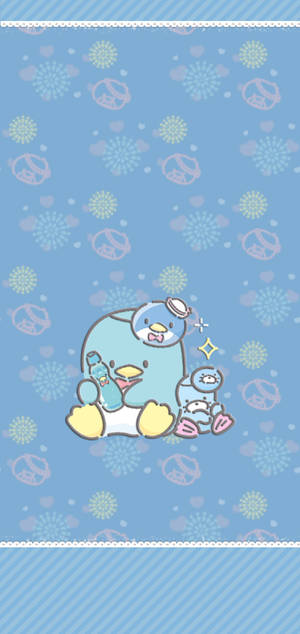 Tuxedo Sam at Chip pastel aesthetic wallpaper — iPhone 13 Mini Wallpaper