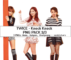 Twice Knock Knock PNG Pack