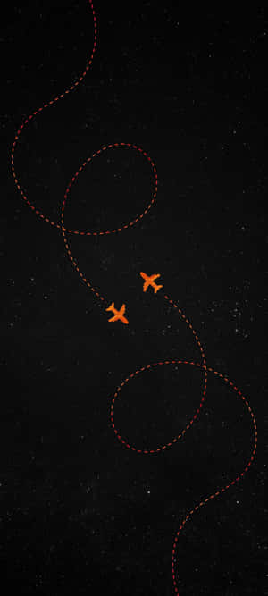 Android Plane Background — 1080x2400 Wallpaper