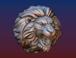 Wallpaper ng Ulo ng Leon na Bato — Lion Wallpaper
