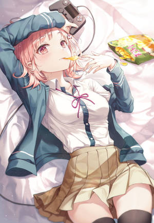 Ultimate Gamer Chiaki Nanami wallpaper. — OnePlus Pad Go 2 Wallpaper