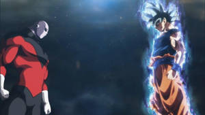 Nakaharap kay Jiren na Ultra Instinct Goku