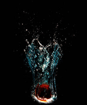 Apple In The Water wallpaper — Galaxy Z Fold 5 Wallpaper