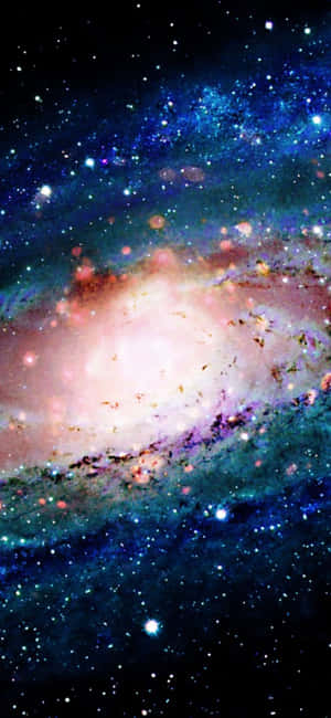Asul na Galaxy Iphone — iPhone 12 Pro Max Wallpaper