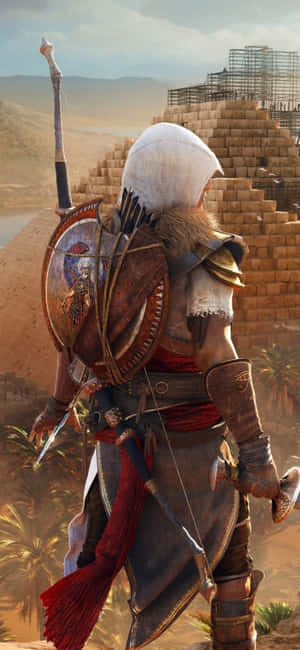 Iphone X Assassin's Creed Origins Background — iPhone 15 Plus Wallpaper