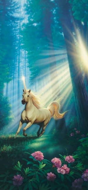 Unicorn Background — iPhone 15 Pro Max Wallpaper