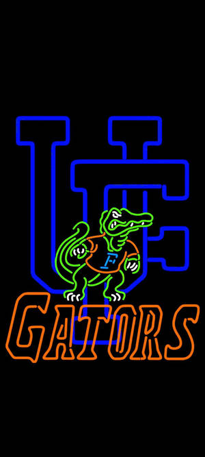 University Of Florida Gators Neon Lights wallpaper. — 1080x2400 Wallpaper