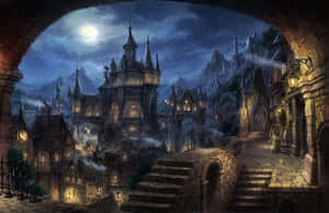 Fantasy Art background — MacBook Pro M4 Wallpaper