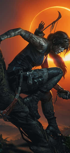 Iphone X Shadow Of The Tomb Raider Background — Galaxy S25 Edge Wallpaper