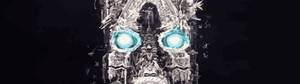 Malamig na wallpaper ng Psycho mask sa Borderlands 3. — 32:9 Wallpaper
