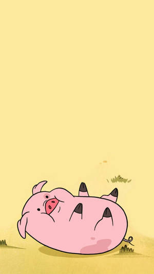 Baliktad na Waddles — 9:16 Wallpaper