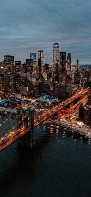 City Night iPhone Aesthetic wallpaper — Galaxy S26 Wallpaper