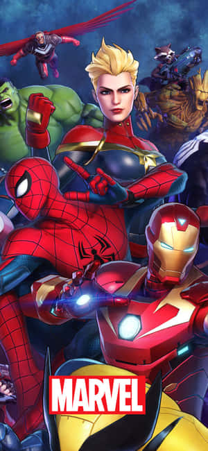 Iphone Xs Marvel Background — iPhone 14 Plus Wallpaper