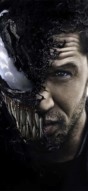Venom At Tom Hardy Phone — Galaxy S25 FE Wallpaper