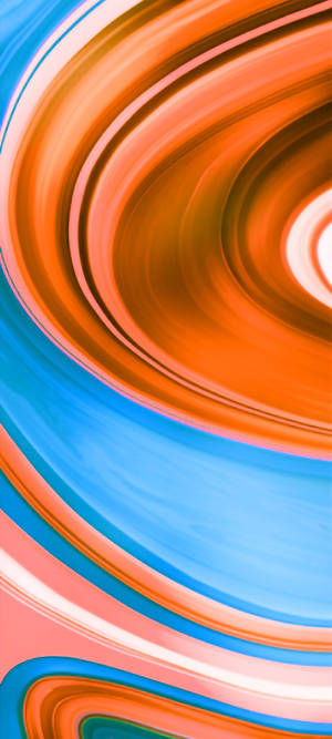 "Masigla at Modernong Redmi 9 sa Orange at Blue Gradient" — Pixel 9 Wallpaper