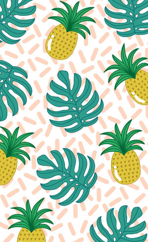 Pinya tag-init na telepono na wallpaper. — Galaxy Tab Wallpaper
