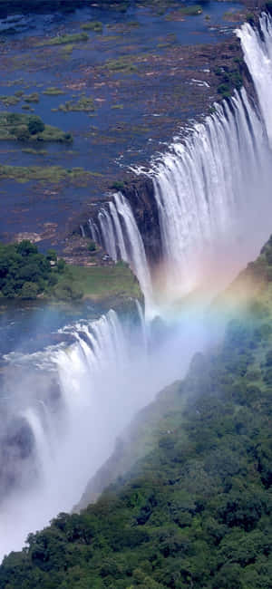 Victoria Falls Sa Livingstone Zambia — iPhone 11 Pro Wallpaper