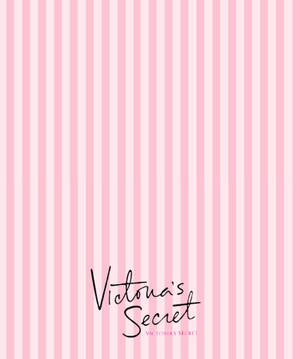 Wallpaper ng Victoria's Secret cursive logo stripes — Galaxy Z Fold Wallpaper