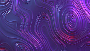Violet aesthetic oval waves abstract wallpaper — Studio Display Wallpaper