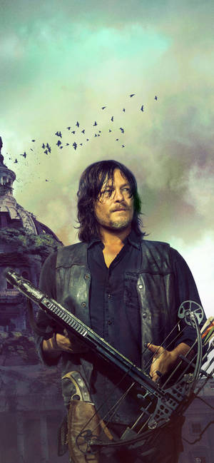 Walking Dead Daryl — Galaxy A16 Wallpaper