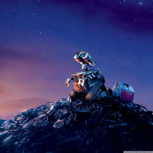 Wall-E Night Sky iPad Retina wallpaper