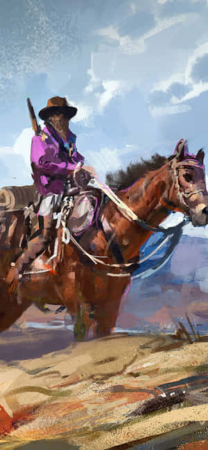 Western Cowboy Iphone — iPhone 14 Pro Max Wallpaper