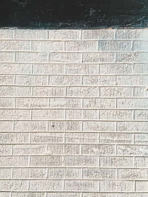 White Brick Wall Background — 3:4 Wallpaper