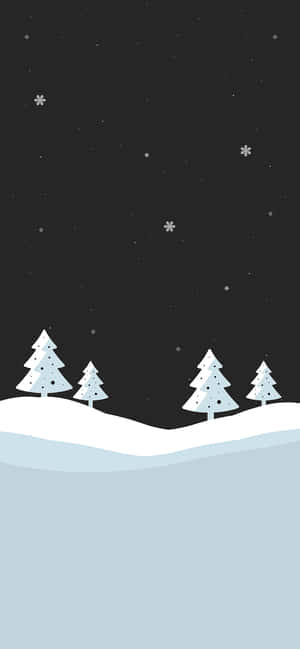 White Christmas Iphone — iPhone 15 Plus Wallpaper