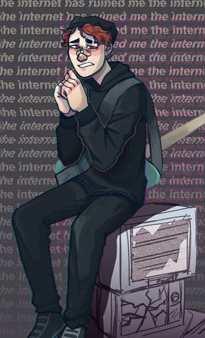 Wilbur Soot All-Black Outfit na wallpaper — RedMagic Astra 2 Wallpaper