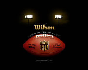 Wilson Ang Opisyal na Bola ng NFL — NFL football Wallpaper
