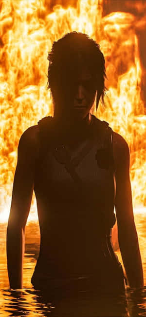 Iphone X Shadow Of The Tomb Raider Background — iPhone 14 Pro Max Wallpaper